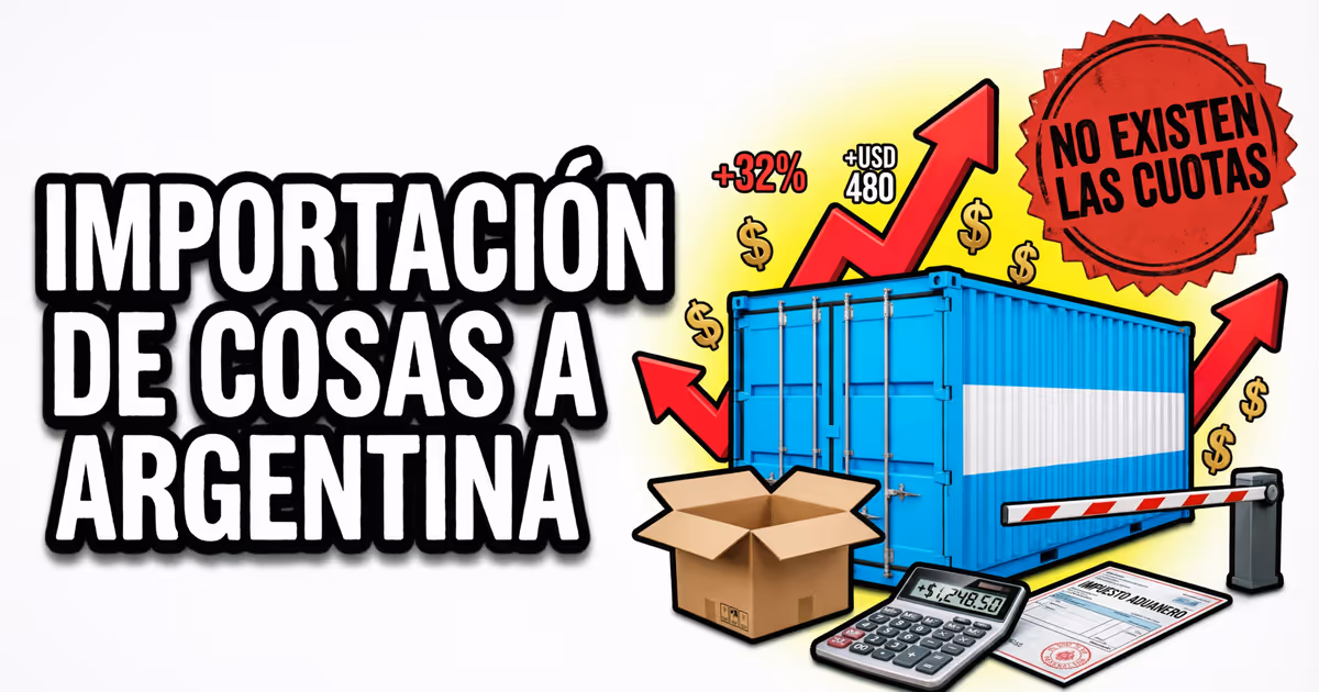 Imagen representativa de la guía: Derechos aduaneros en Argentina: aranceles, impuestos y pago sin cuotas