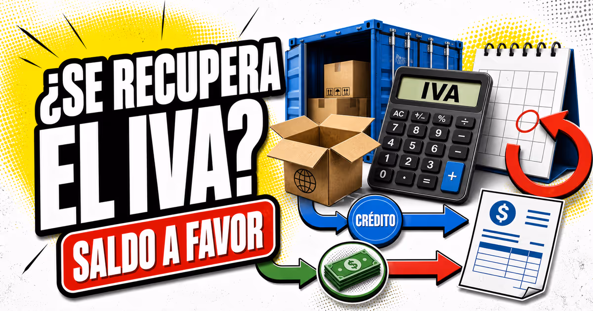 Imagen representativa de la guía: IVA de importación: cómo se recupera y qué pasa con el saldo a favor